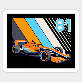 Formula Race Car 81 Sticker